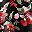Black Floral Cluster