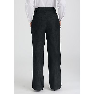 Jessica London Women's Plus Size Slubbed Denim Trouser