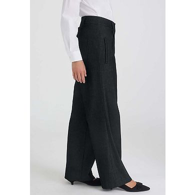 Jessica London Women's Plus Size Slubbed Denim Trouser