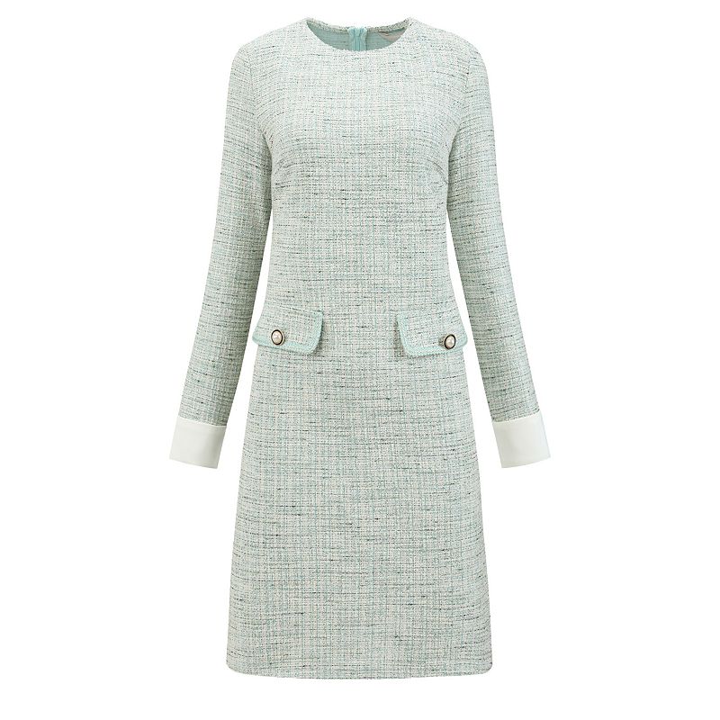 tweed dresses for women Women's Dress Formal Work Long Sleeve Sheath Color:Dark Emerald 1930's slip Betabrand Women's Classic DPYP Maxi dress This classy and timeless