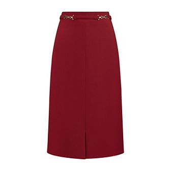 Women's Business Pencil Skirt High Waist Formal Work Knee Length Skirts