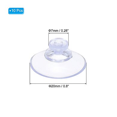 10 Packs Suction Cups, without Hooks for Home Kitchen Bathroom Organization