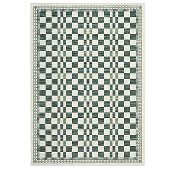 Garvee Modern Machine Washable Area Rug Non Slip Stain Resistant Foldable Rugs for Bedroom Kitchen