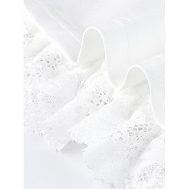 Flowy Mini Skirt for Women's Ruffle Elastic High Waist Casual Summer Tiered Skirts
