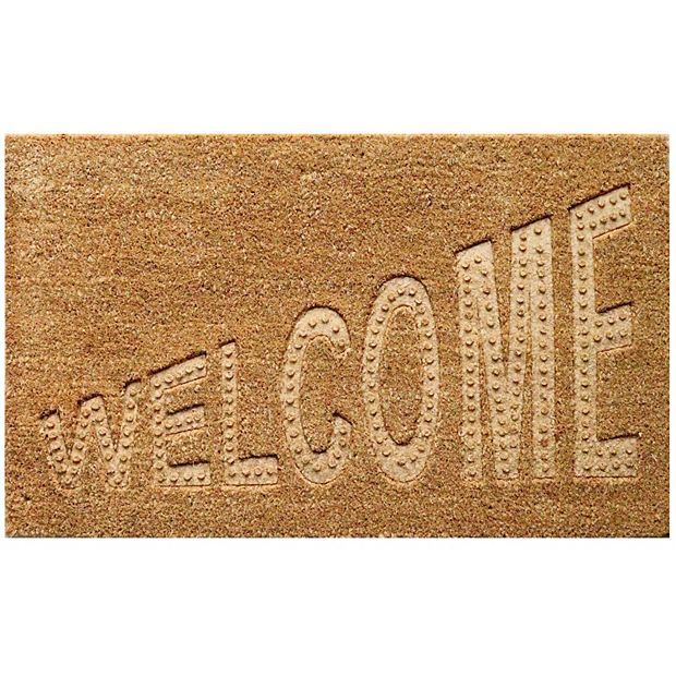 ウェルカムボード coco Gardenised Heavy Duty Coco Coir Doormat Non Slip PVC Baking