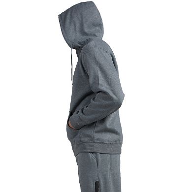 Vibes Men's Fleece Zip Up Hoodie Jackets Kangaroo Pockets Rib Bottom