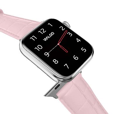Waloo Crocodile Texture Leather Replacement Band for Apple Watch