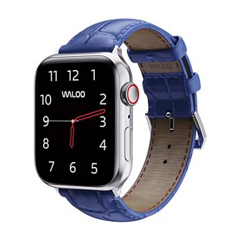 Waloo Crocodile Texture Leather Replacement Band for Apple Watch