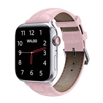 Waloo Crocodile Texture Leather Replacement Band for Apple Watch