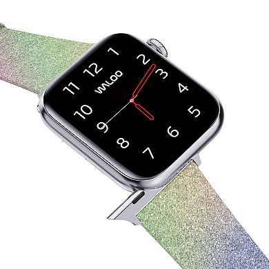 Waloo Shiny Brilliance Leather Replacement Band for Apple Watch