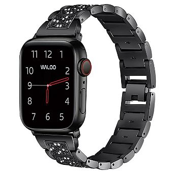 Waloo Rhinestone Pattern Replacement Band for Apple Watch