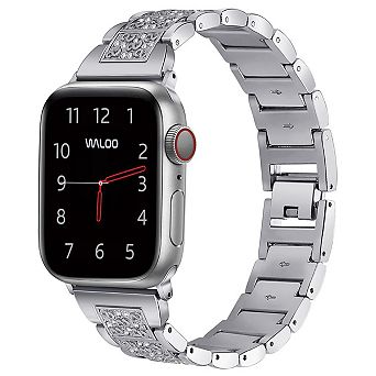 Waloo Rhinestone Pattern Replacement Band for Apple Watch