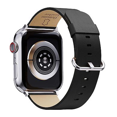 Waloo Leather Grain Replacement Band for Apple Watch