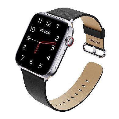 Waloo Leather Grain Replacement Band for Apple Watch