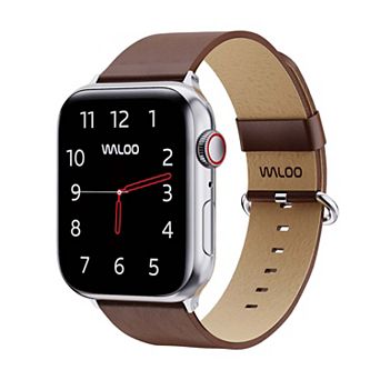 Waloo Leather Grain Replacement Band for Apple Watch