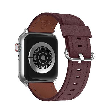 Waloo Classic Leather Replacement Band for Apple Watch