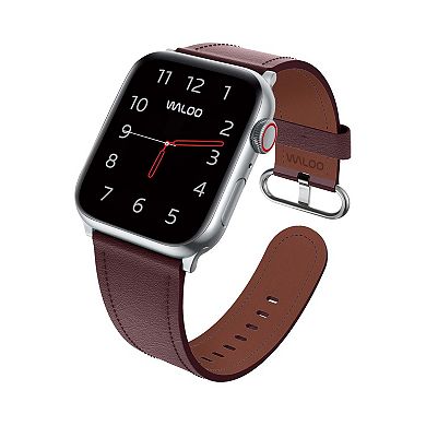 Waloo Classic Leather Replacement Band for Apple Watch