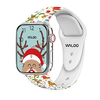 Waloo Christmas/Holiday Fun Silicone Sport Replacement Band for Apple Watch