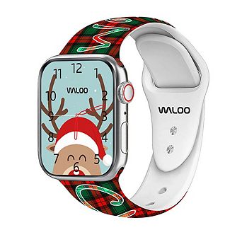 Waloo Christmas/Holiday Fun Silicone Sport Replacement Band for Apple Watch