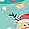 Teal Snowman