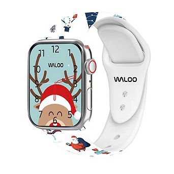 Waloo Christmas/Holiday Fun Silicone Sport Replacement Band for Apple Watch