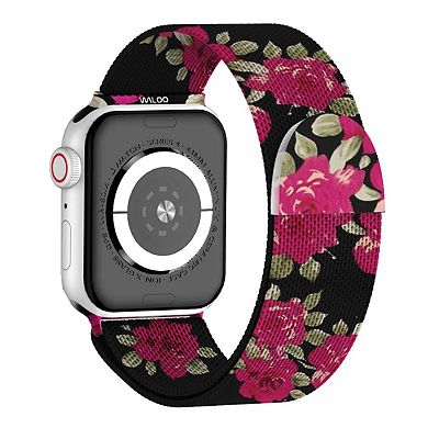 Waloo Floral Magnetic Mesh Replacement Band for Apple Watch