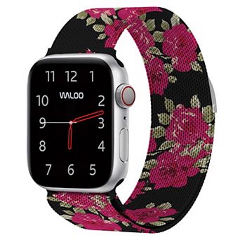 Waloo Floral Magnetic Mesh Replacement Band for Apple Watch