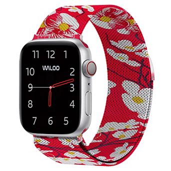 Waloo Floral Magnetic Mesh Replacement Band for Apple Watch