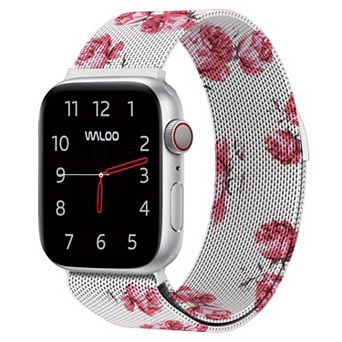 Waloo Floral Magnetic Mesh Replacement Band for Apple Watch