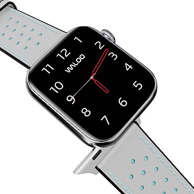 Waloo Breathable Leather Replacement Band for Apple Watch