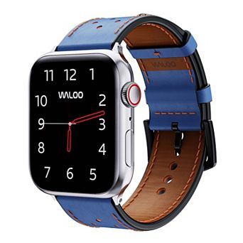 Waloo Breathable Leather Replacement Band for Apple Watch
