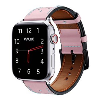 Waloo Breathable Leather Replacement Band for Apple Watch