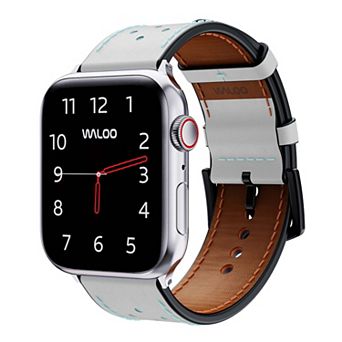 Waloo Breathable Leather Replacement Band for Apple Watch