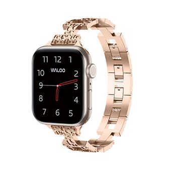 Waloo Pebble Styled Metal Replacement Band for Apple Watch