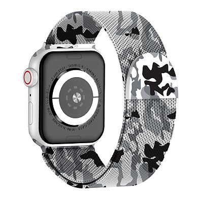 Waloo Camo Magnetic Mesh Replacement Band for Apple Watch
