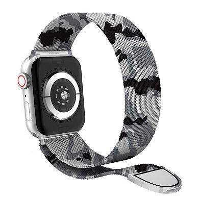 Waloo Camo Magnetic Mesh Replacement Band for Apple Watch