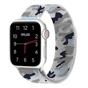 Waloo Camo Magnetic Mesh Replacement Band for Apple Watch
