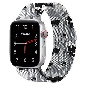Waloo Camo Magnetic Mesh Replacement Band for Apple Watch