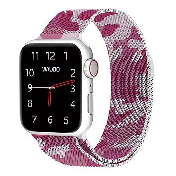 Waloo Camo Magnetic Mesh Replacement Band for Apple Watch