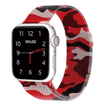 Waloo Camo Magnetic Mesh Replacement Band for Apple Watch
