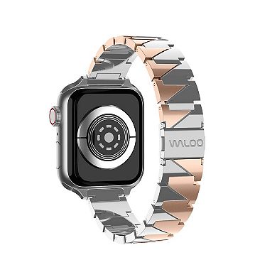 Waloo Two Tone Metal Replacement Band for Apple Watch