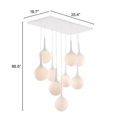 Epsilon Ceiling Lamp White
