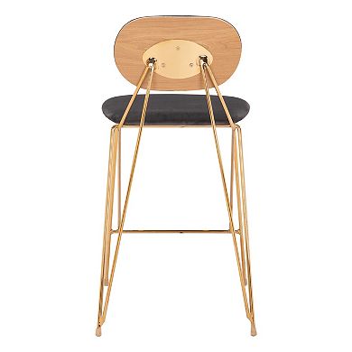 Georges Counter Stool (Set of 2) & Gold