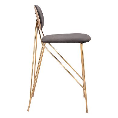 Georges Counter Stool (Set of 2) & Gold