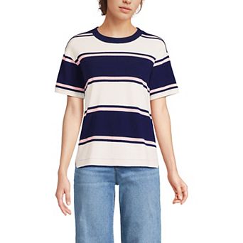 Petite Lands' End Short Sleeve Mariner T-Shirt
