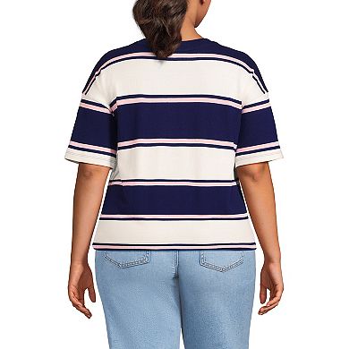 Plus Size Lands' End Short Sleeve Mariner T-Shirt