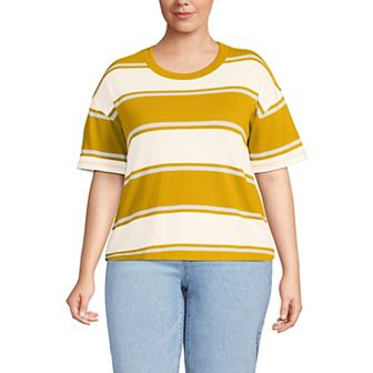Plus Size Lands' End Short Sleeve Mariner T-Shirt