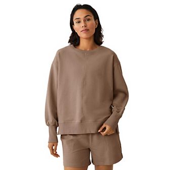 ellos Plus Size French Terry Crewneck Sweatshirt