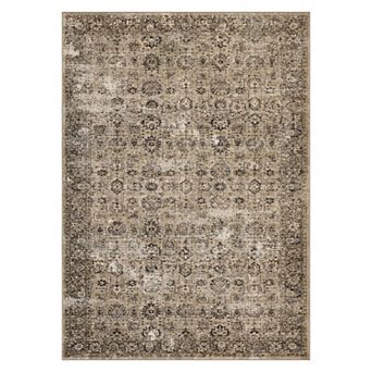 Vintage Area Rug Boho Runners Soft Dining Room Carpet Non-Slip Throw Large Rugs for Bedroom Indoor