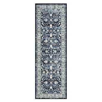 Vintage Living Room Non Slip Area Rug Traditional Indoor Bedroom Floral Accent Throw Carpet